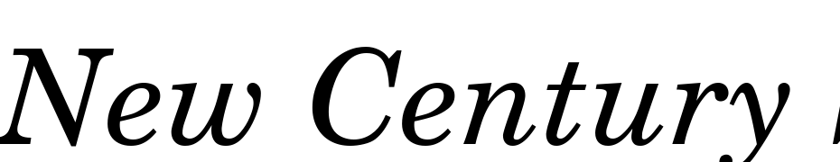 New Century Schoolbook Italic Font Download Free