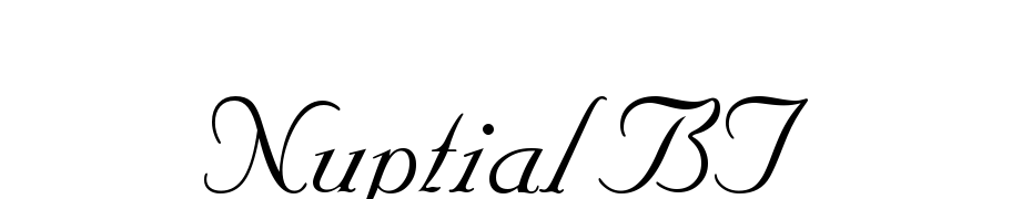 Nuptial BT Font Download Free