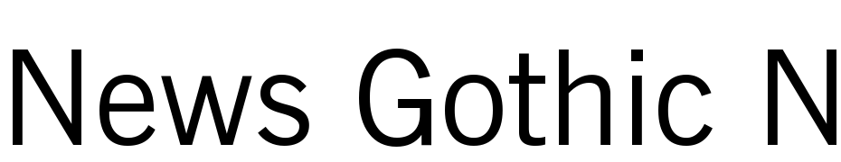 News Gothic BT Font Download Free