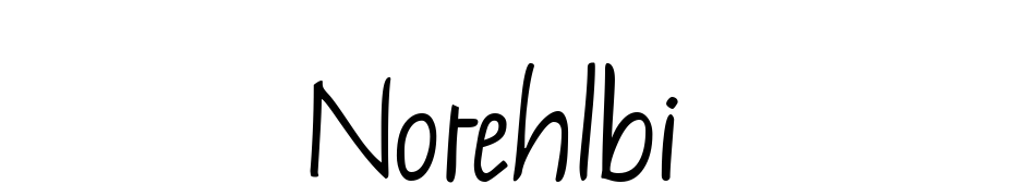 Notehand Lefty Bold Italic Font Download Free