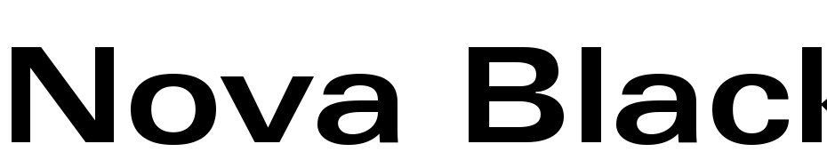 Nova Black Expanded SSi Extra Bold Expanded cкачати шрифт безкоштовно
