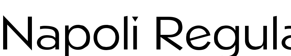 Napoli Regular Font Download Free