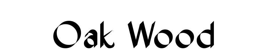 Oak Wood Font Download Free