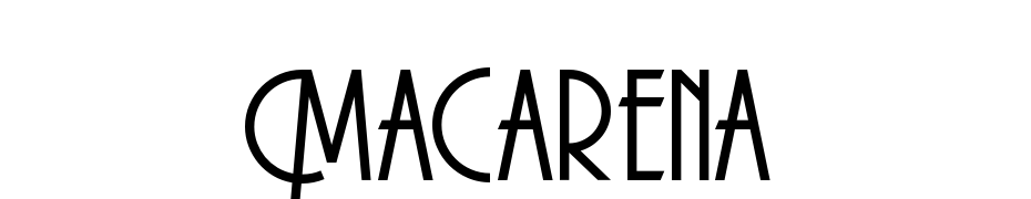 Macarena Font Download Free