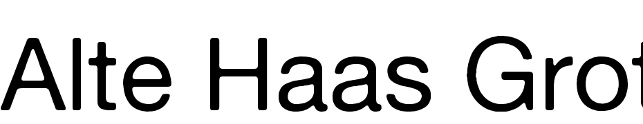 Alte Haas Grotesk Font Download Free