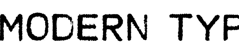 MODERN TYPEWRITER Font Download Free