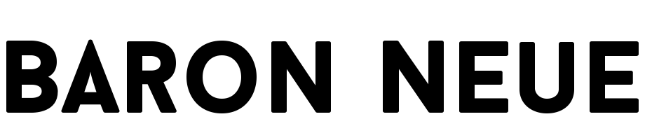 Baron Neue Black Fuente Descargar Gratis