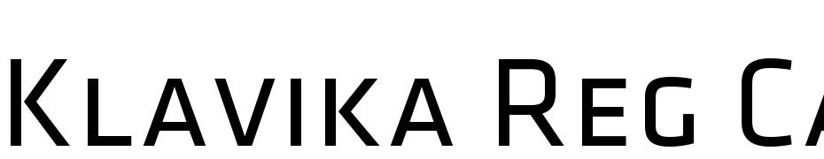 Klavika Reg Caps SC Font Download Free