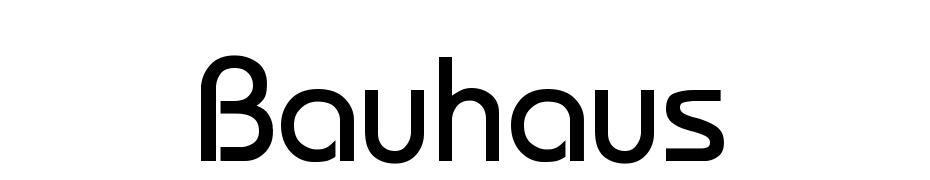 Bauhaus cкачати шрифт безкоштовно