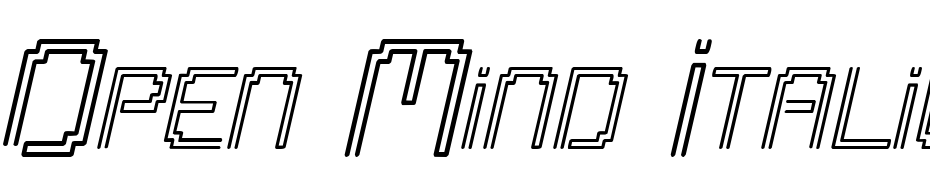 Open Mind Italic Font Download Free