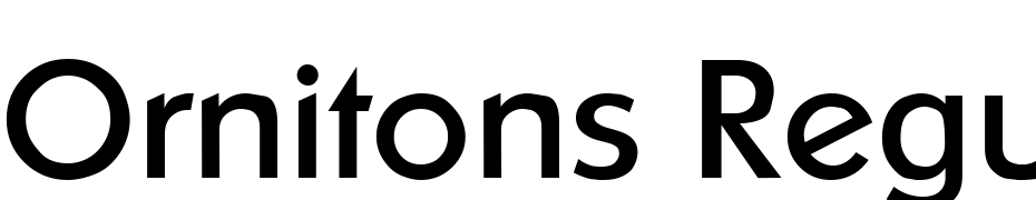 Ornitons Regular Font Download Free