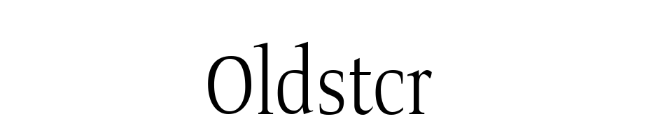 Oldstcr Font Download Free