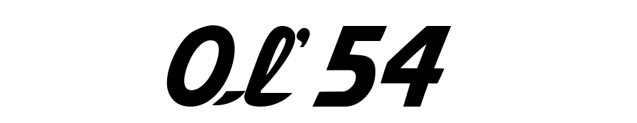 Ol'54 Font Download Free