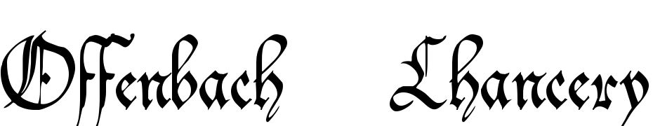 Offenbach Chancery Font Download Free