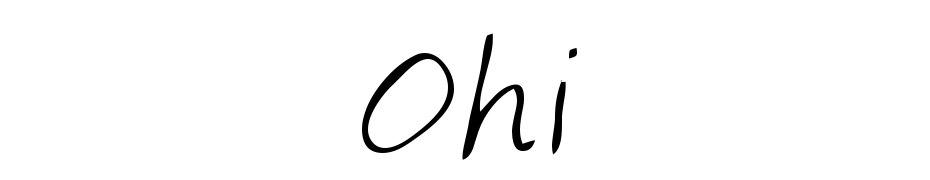 Ohi Font Download Free