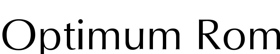 Optimum Roman Font Download Free