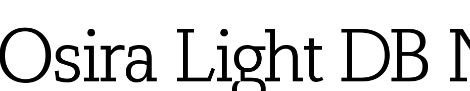 Osira Light DB Normal Font Download Free