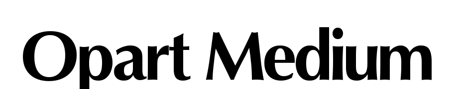 Opart Medium Font Download Free