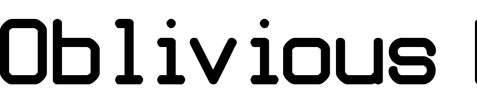 Oblivious Font Font Download Free