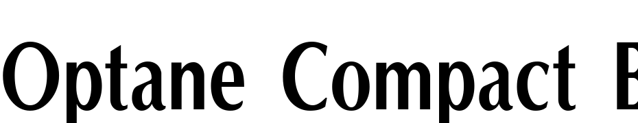 Optane Compact Bold Font Download Free