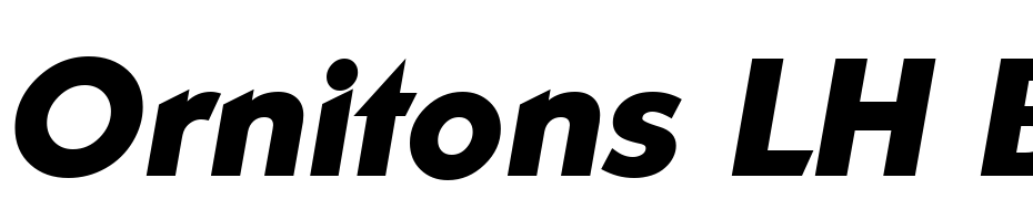 Ornitons LH Bold Italic Font Download Free