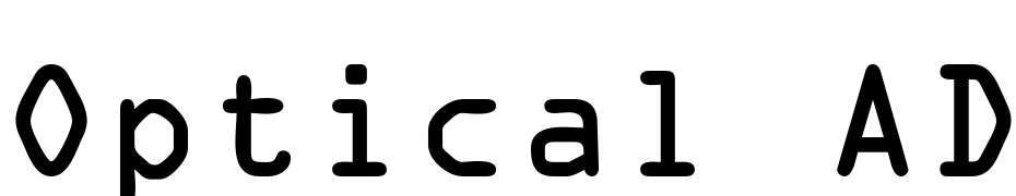 Optical ADB Normal Font Download Free