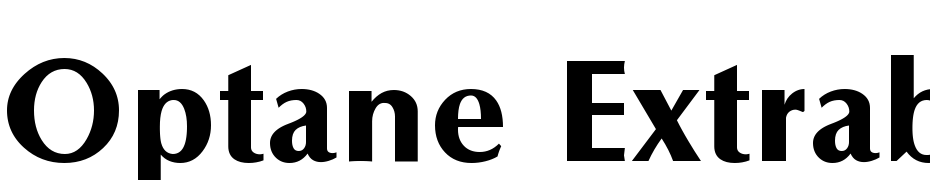 Optane Extrabold Regular Font Download Free