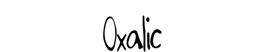Oxalic Font Download Free