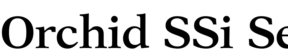 Orchid SSi Semi Bold Font Download Free