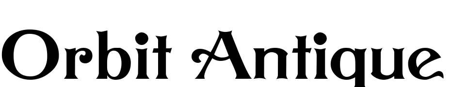 Orbit Antique Font Download Free