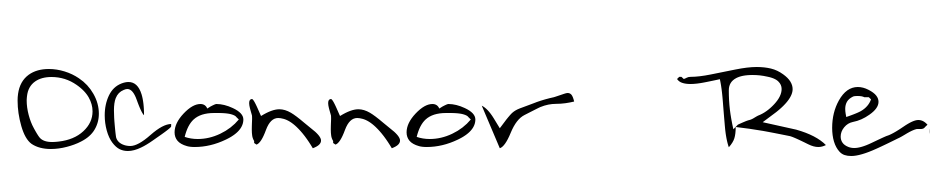 Oconnor Regular Yazı tipi ücretsiz indir