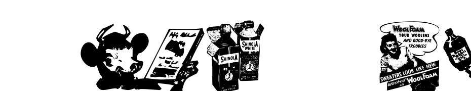 Old Time Ad Dings One Font Download Free