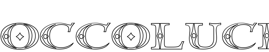 Occoluchi Outline Font Download Free