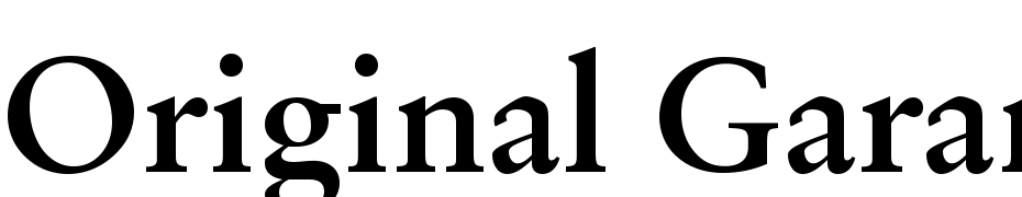 Original Garamond Bold BT Font Download Free