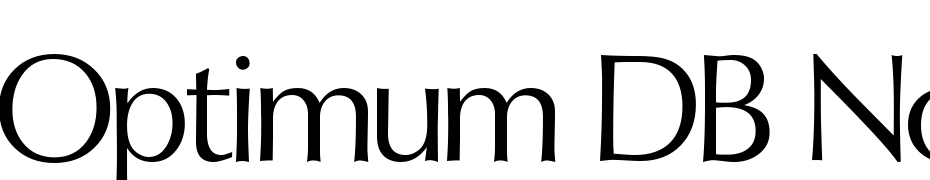 Optimum DB Normal Scarica Caratteri Gratis