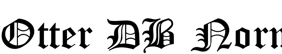 Otter DB Normal Font Download Free