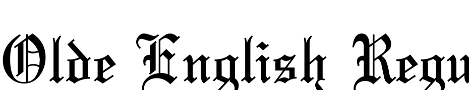 Olde English Regular Font Download Free