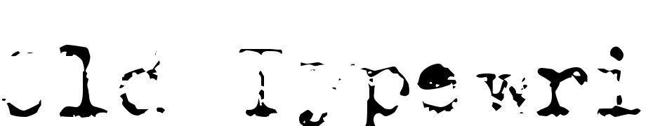 Old Typewriter Skimpy Font Download Free