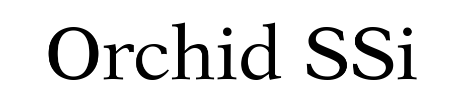 Orchid SSi Font Download Free