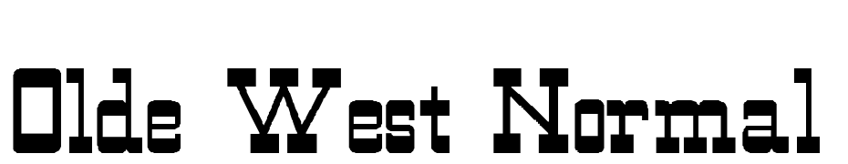 Olde West Normal Font Download Free