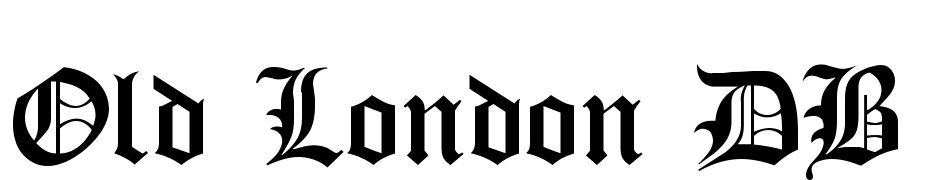 Old London DB Font Download Free