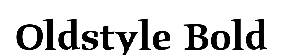 Oldstyle Bold Font Download Free