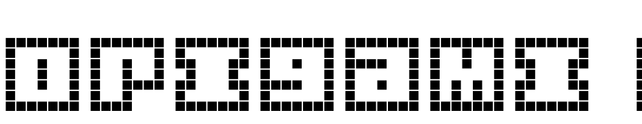 Origami Mommy Pixellated Font Download Free