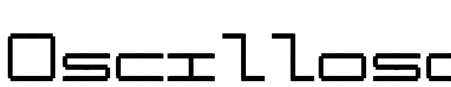 Oscilloscope 4 Font Download Free