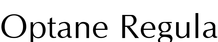 Optane Regular Font Download Free