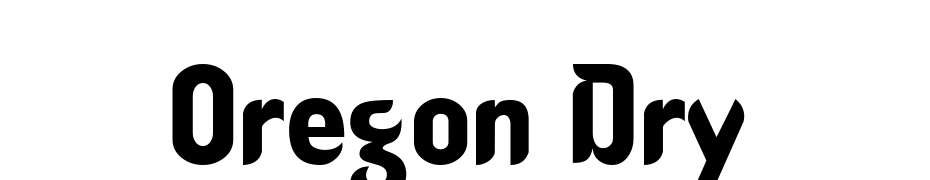 Oregon Dry Font Download Free