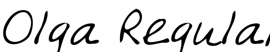 Olga Regular Polices Telecharger