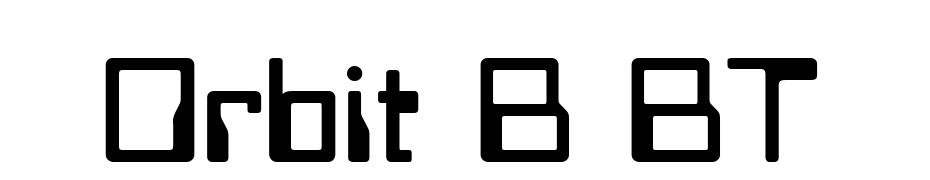 Orbit B BT Font Download Free
