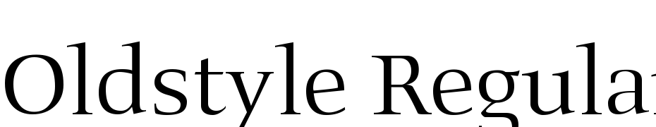 Oldstyle Regular Font Download Free