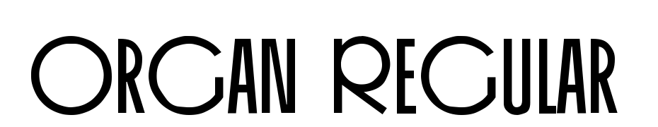 Organ Regular Font Download Free